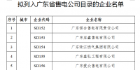 廣東：公布第五批列入售電公司目錄企業(yè) 兩家公司需補(bǔ)充材料