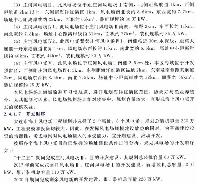 遼寧省海上風電規(guī)劃過程和主要成果一覽