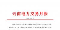 云南電力交易月報(bào)（2023年8月）